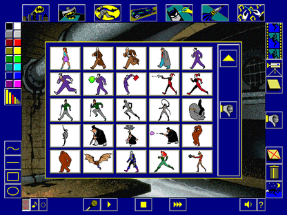 The Adventures of Batman Robin Cartoon Maker Microsoft Windows PC MS-DOS-PC Gamez USA