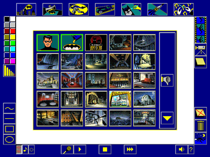 The Adventures of Batman Robin Cartoon Maker Microsoft Windows PC MS-DOS-PC Gamez USA