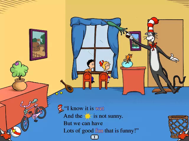 The Cat in the Hat by Dr. Seuss Microsoft Windows PC CD-PC Gamez USA