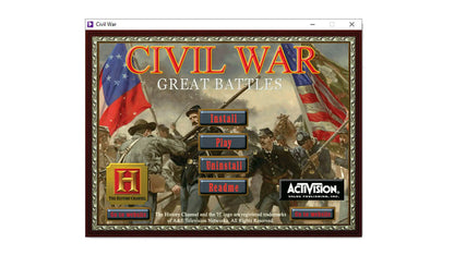 The History Channel Civil War Great Battles Microsoft Windows PC CD-PC Gamez USA