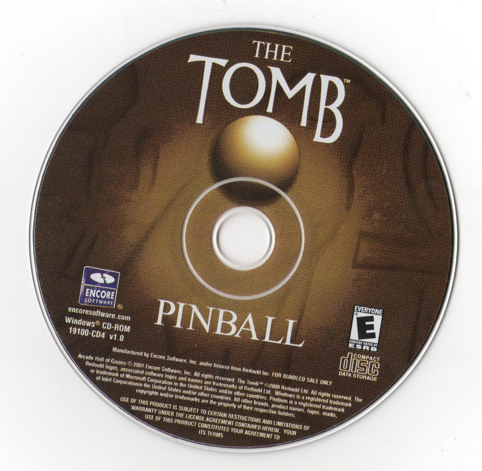 The Tomb Pinball Microsoft Windows PC CD-PC Gamez USA